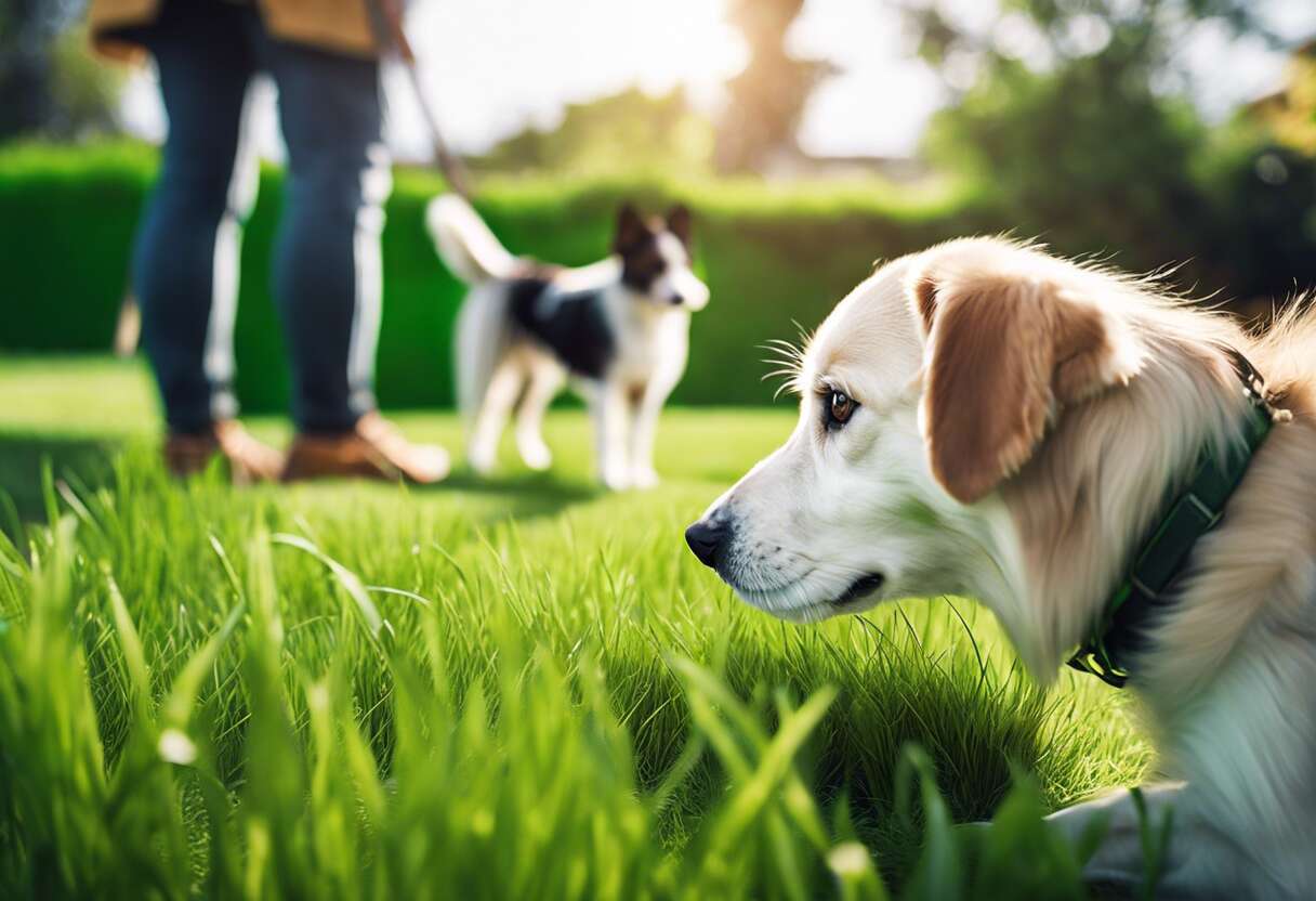 Comprendre les effets de l'ingestion d'herbe chez le chien