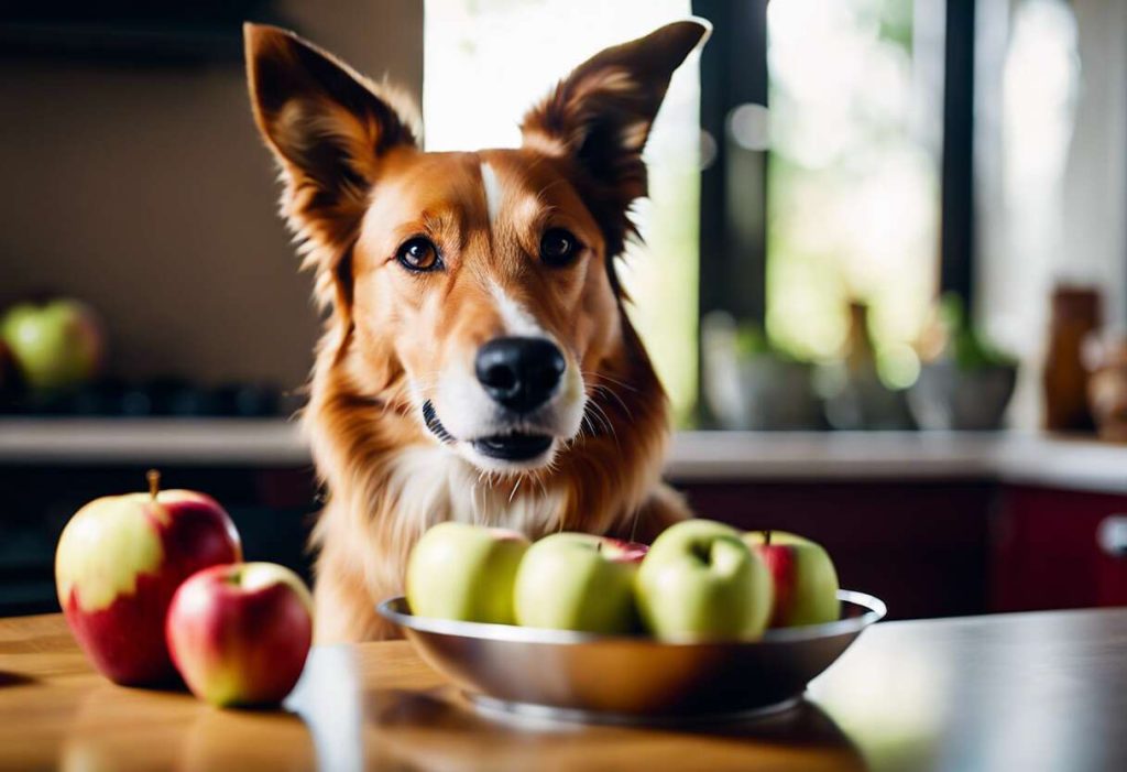 Peut-on donner des pommes à son chien : bienfaits et précautions