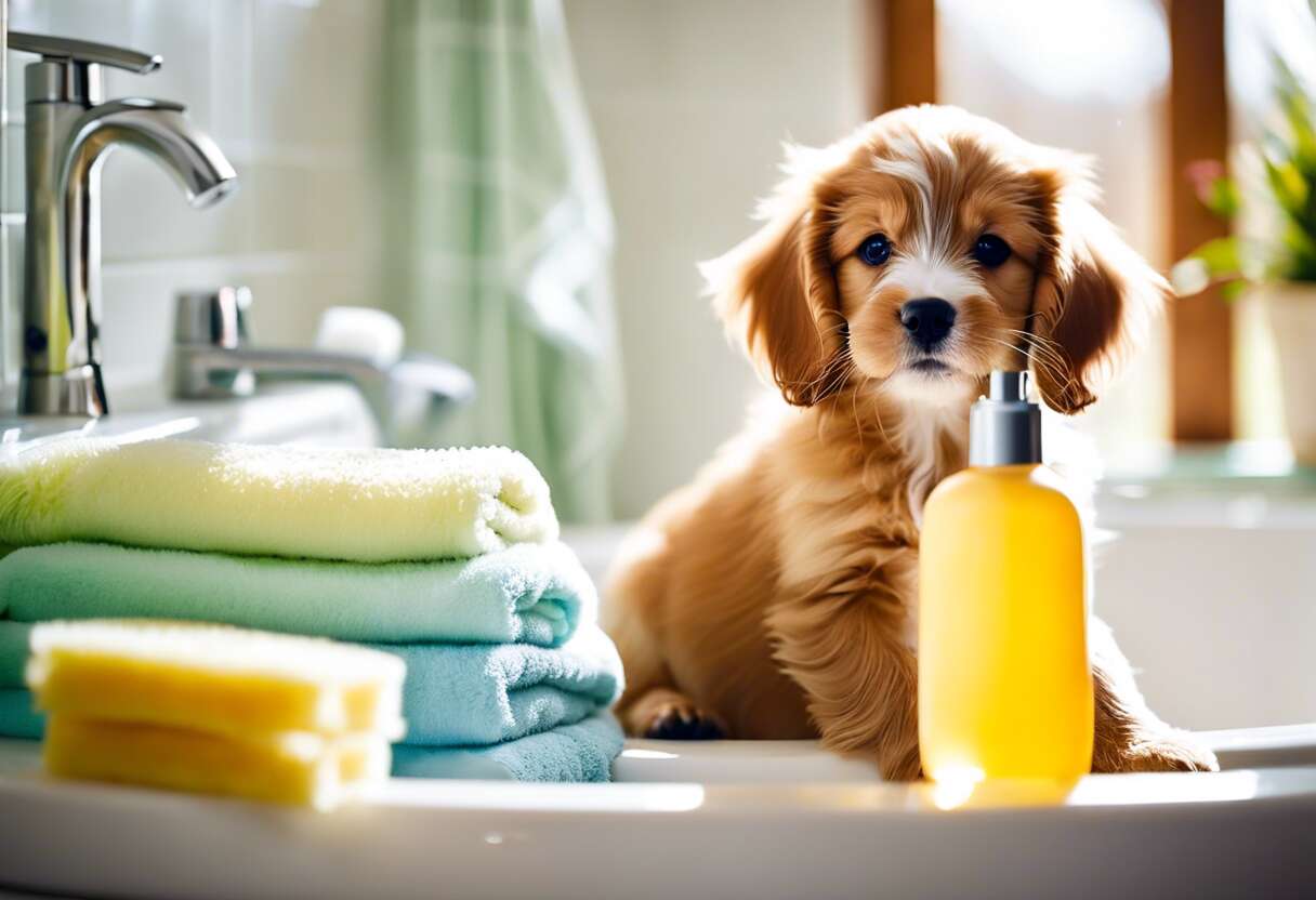 Techniques douces pour laver son petit compagnon