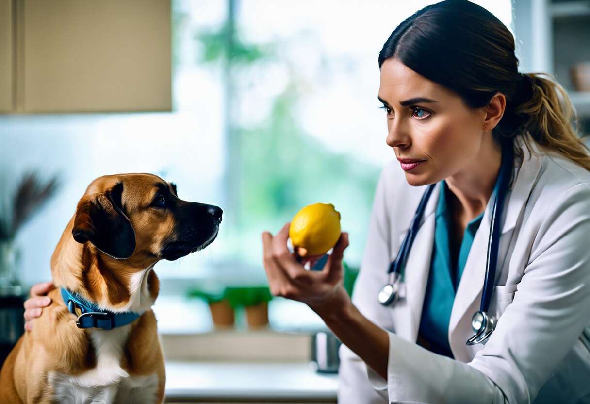 Comment réagir si votre chien ingère du citron par accident ?