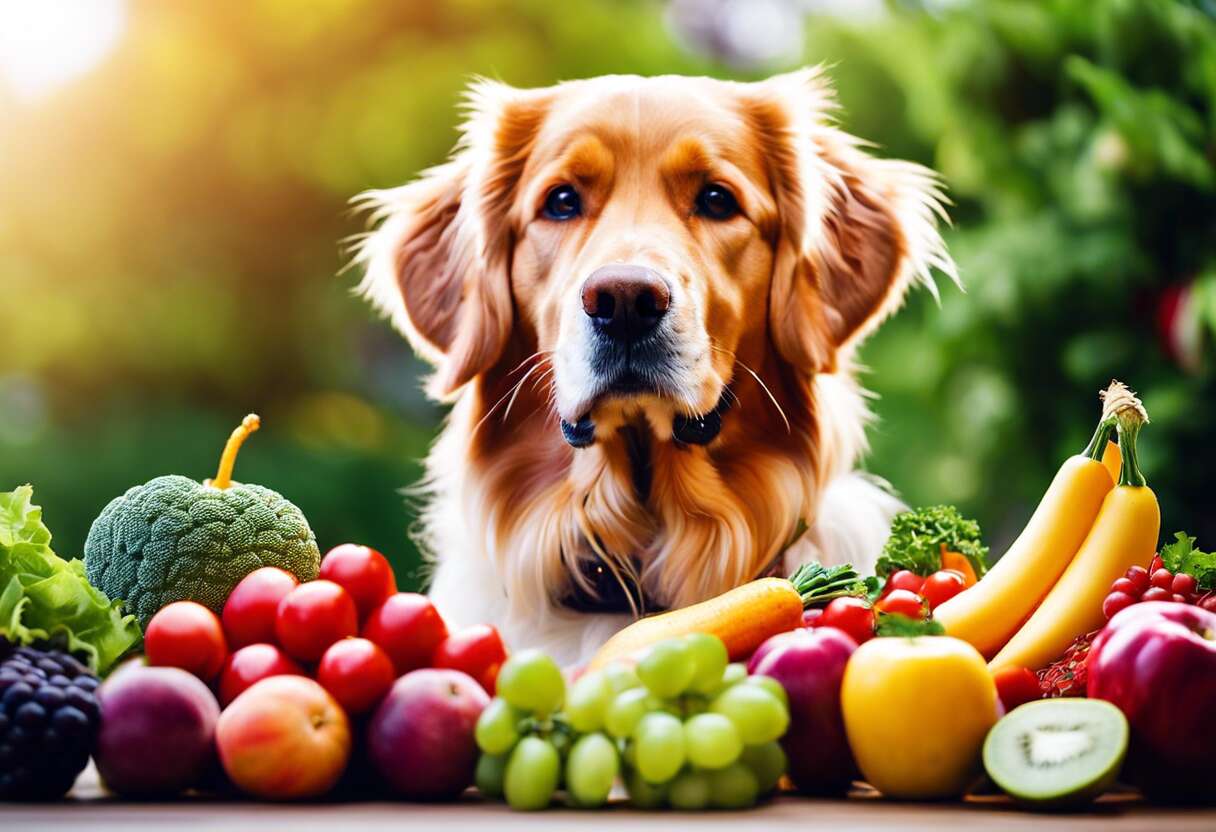 Des chiens en pleine forme grâce aux végétaux