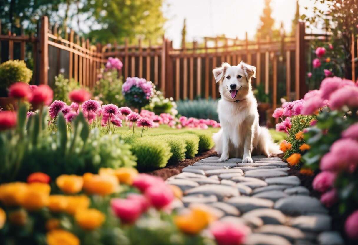 Conseils d'aménagement du jardin pour un chien heureux
