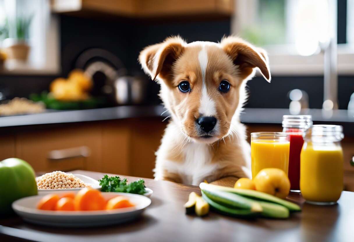 Alimentation du chiot : guide complet pour une croissance saine