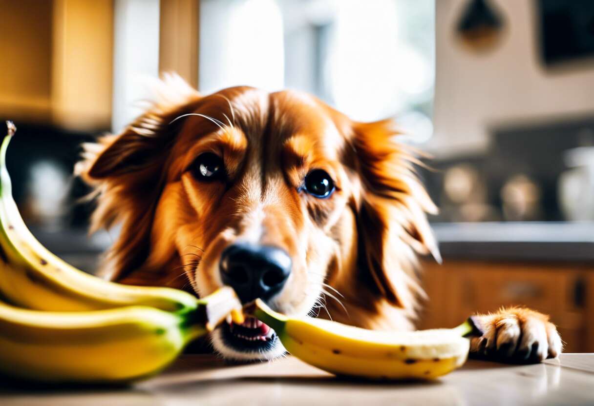 La banane dans l'alimentation canine : ce que vous devez savoir