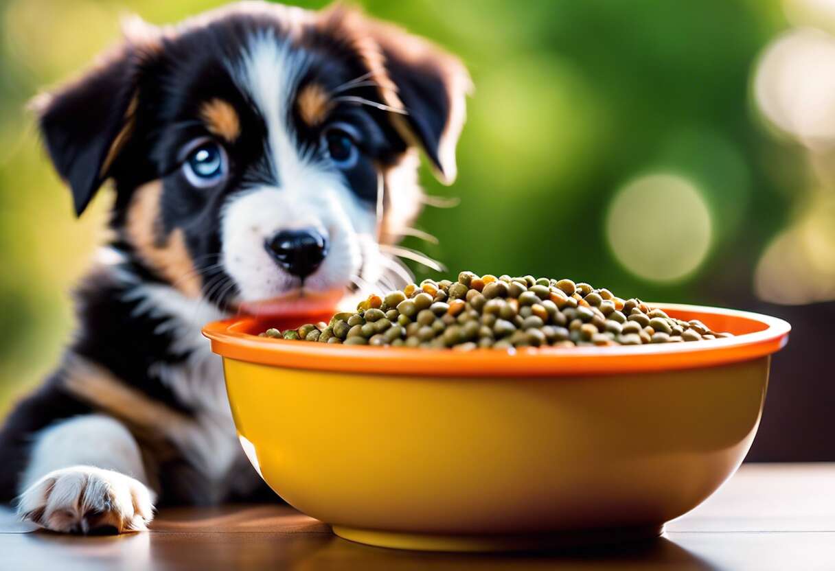 Les bases nutritionnelles pour un chiot en pleine forme