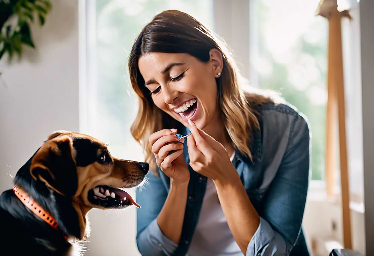 Douleur dentaire chez le chien : repérer les signes