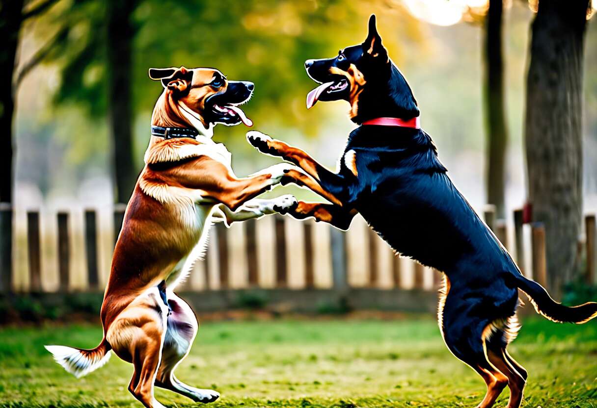 Les méthodes efficaces pour interrompre un combat entre chiens