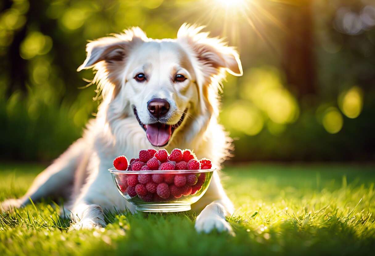 Peut-on donner des framboises à son chien ? Conseils et précautions