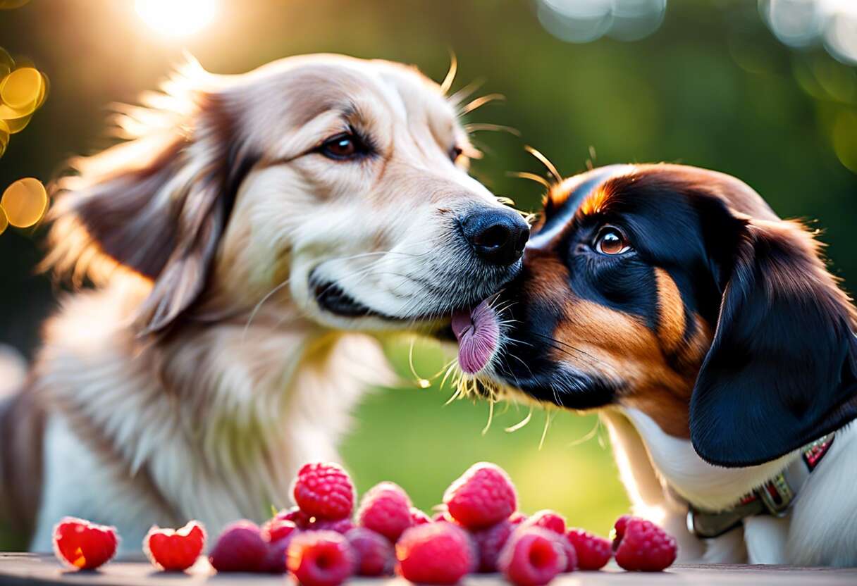 Précautions à prendre avant de partager des framboises avec son chien