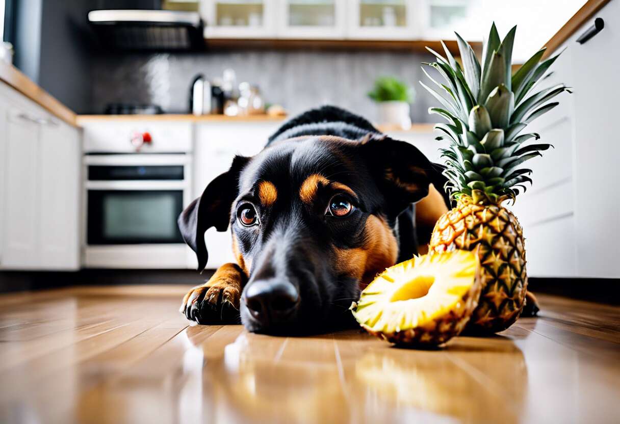 Quantité recommandée : combien d'ananas un chien peut-il consommer ?