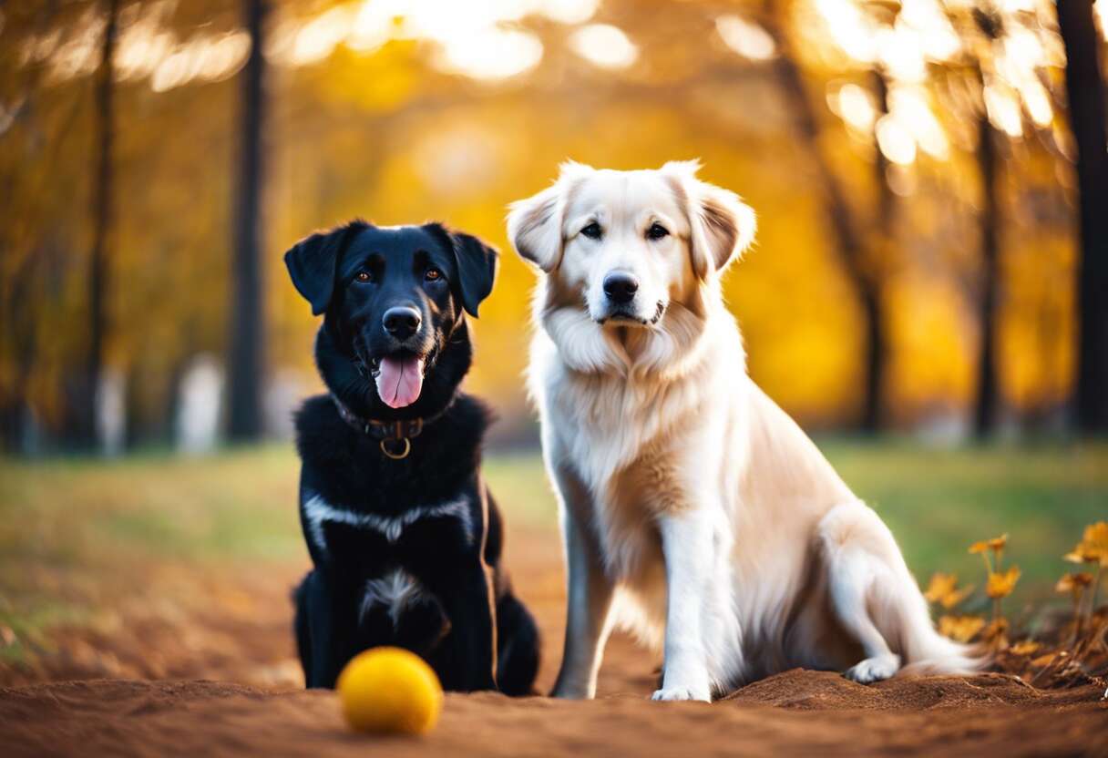 Techniques d'éducation pour prévenir l'envie entre chiens
