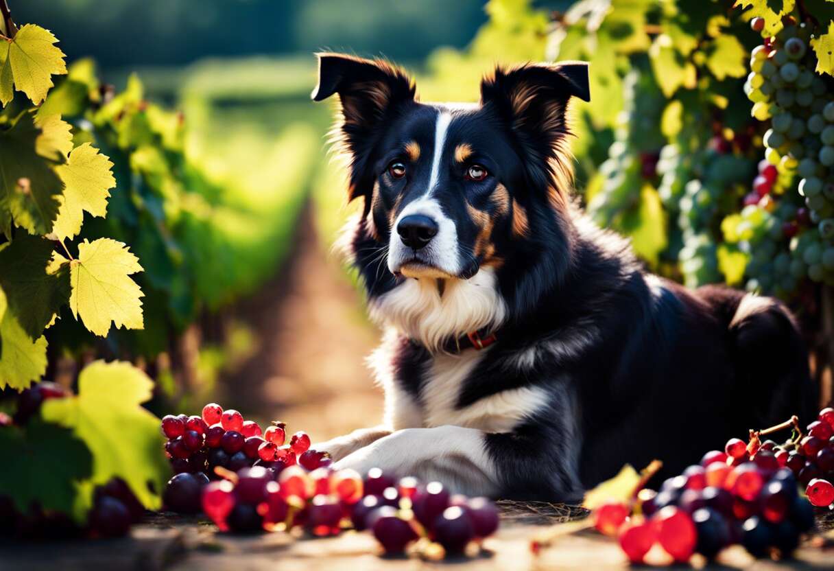 Le raisin et la groseille : une toxicité variable chez nos compagnons canins