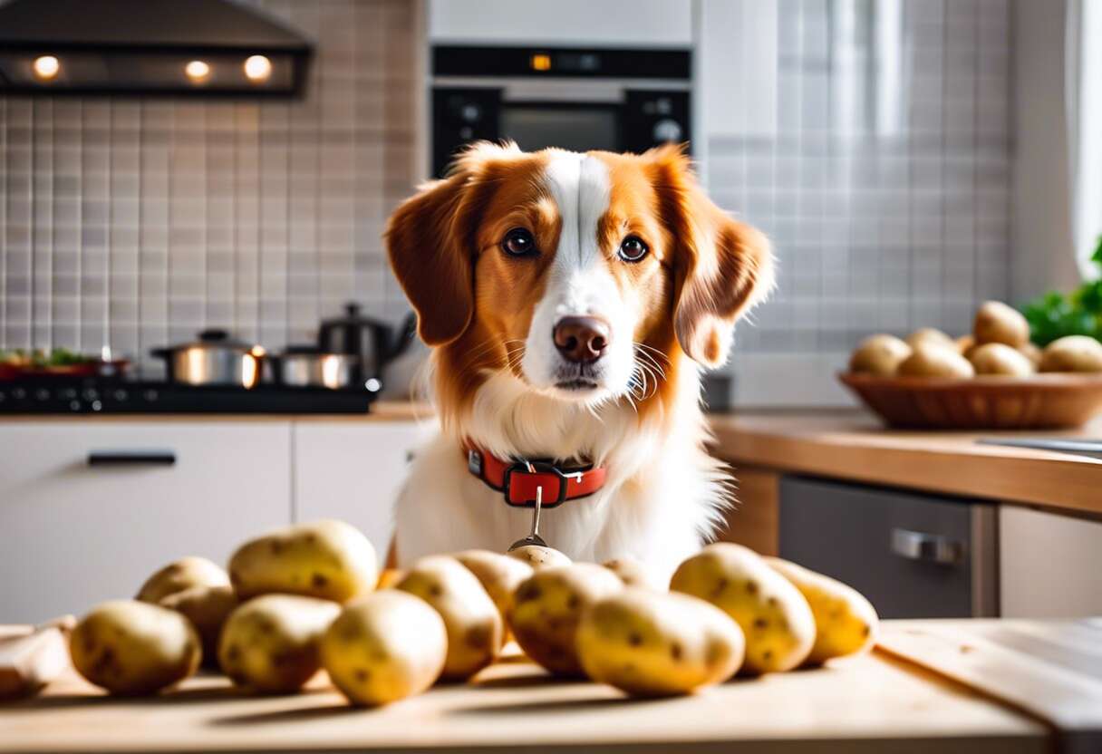 Préparation adéquate des pommes de terre pour l'alimentation canine