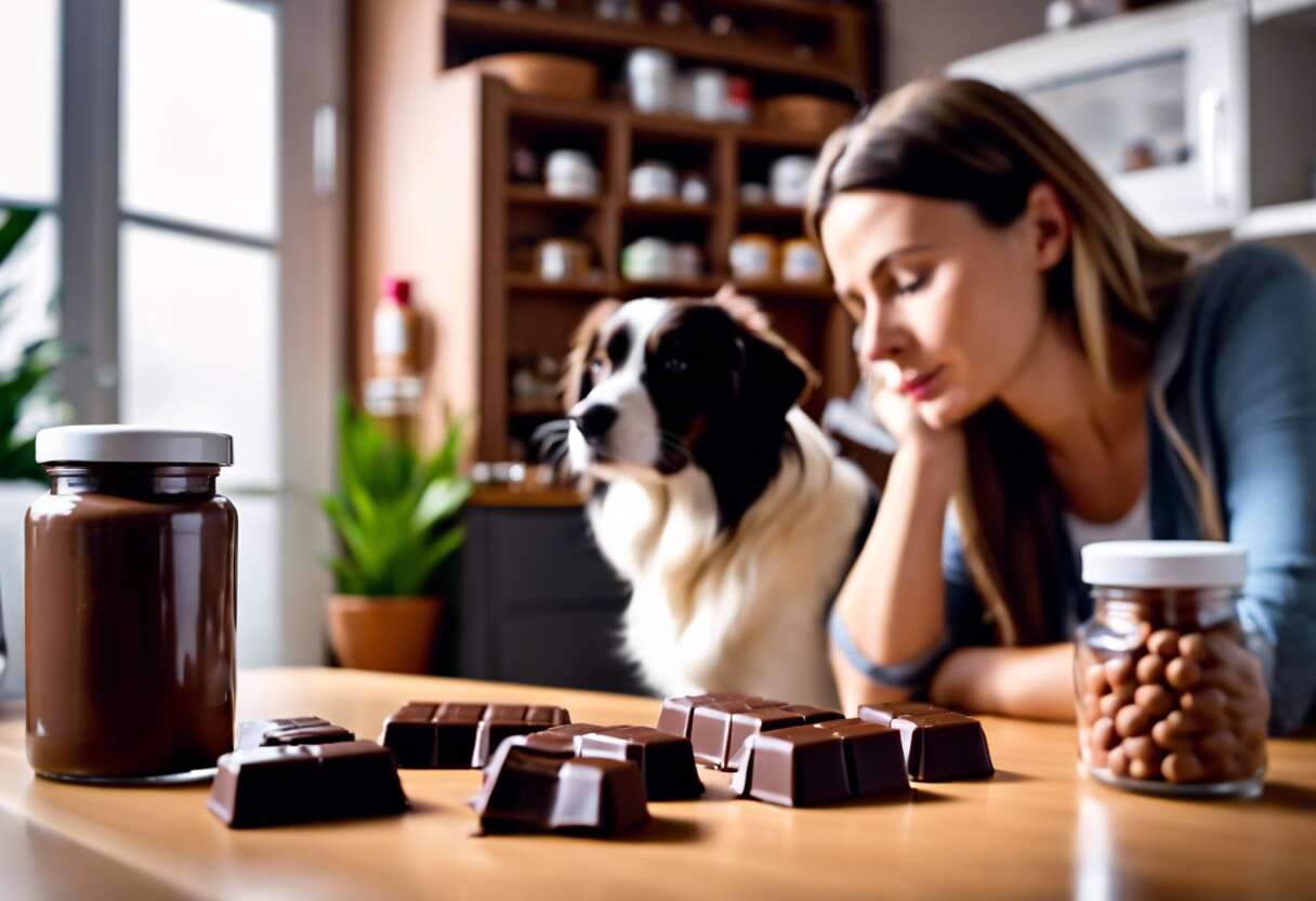 Identifier les symptômes de l'intoxication au chocolat chez le chien