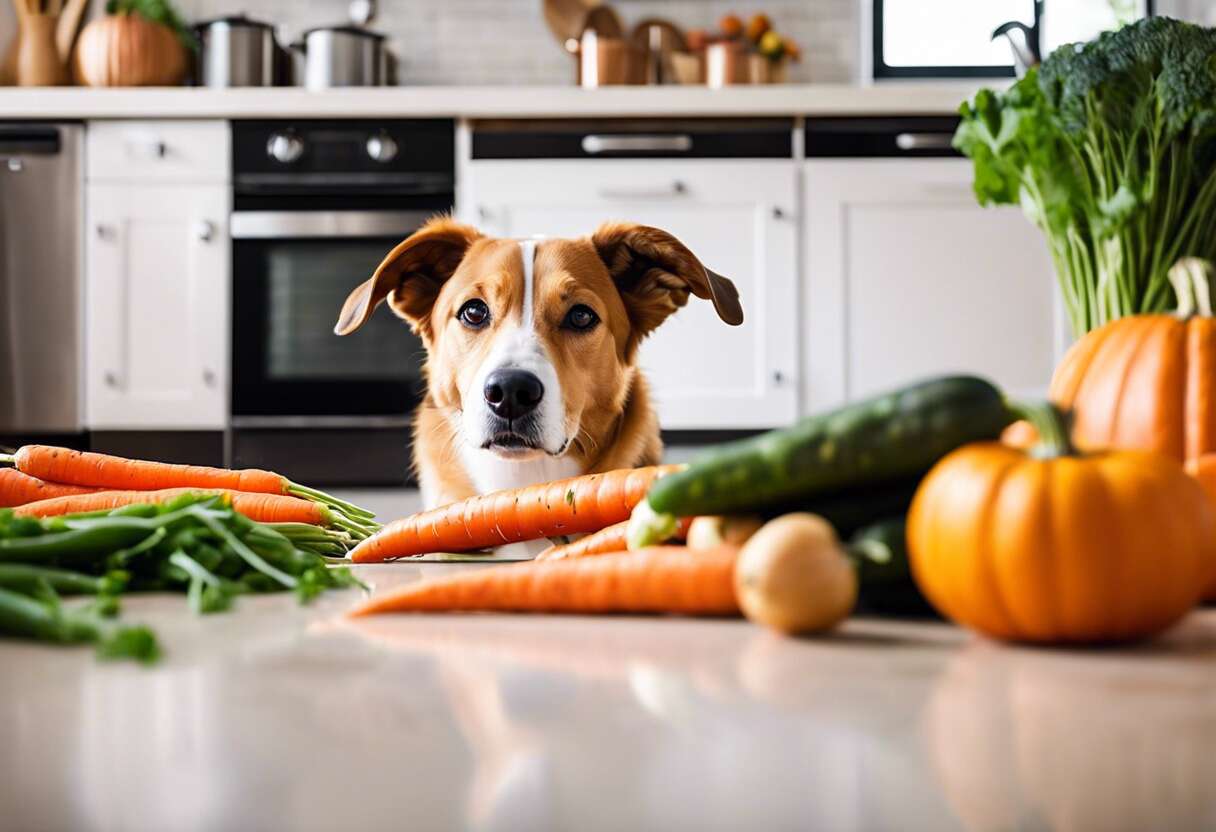 Préparation et portion : comment bien introduire les légumes dans le régime de votre chien