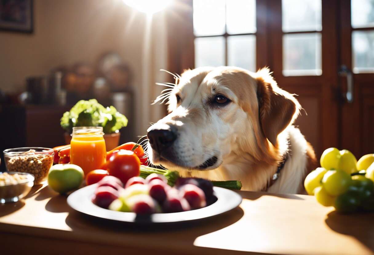 La ration quotidienne idéale pour un chien âgé