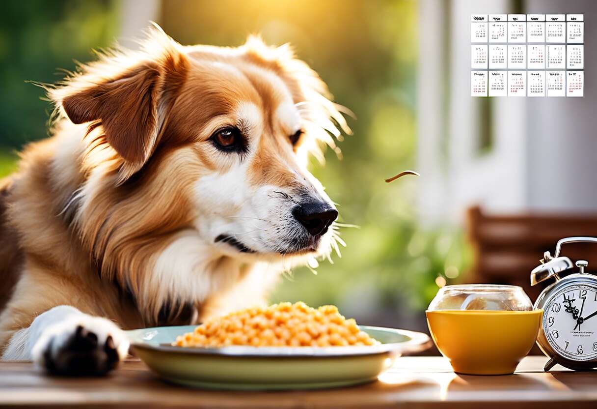 Fréquence des repas : quelle est la meilleure pratique pour un chien âgé ?