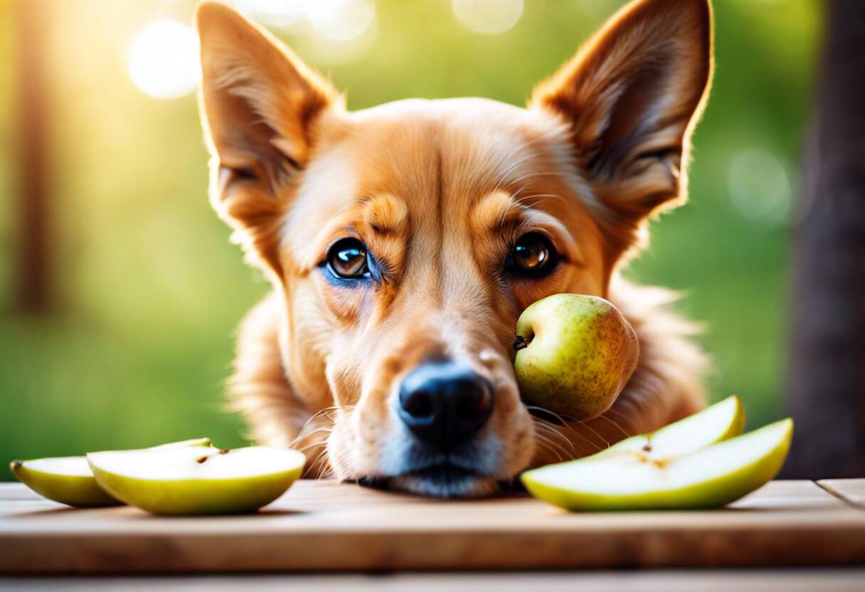 Quantité recommandée : combien de poires pour votre compagnon canin ?