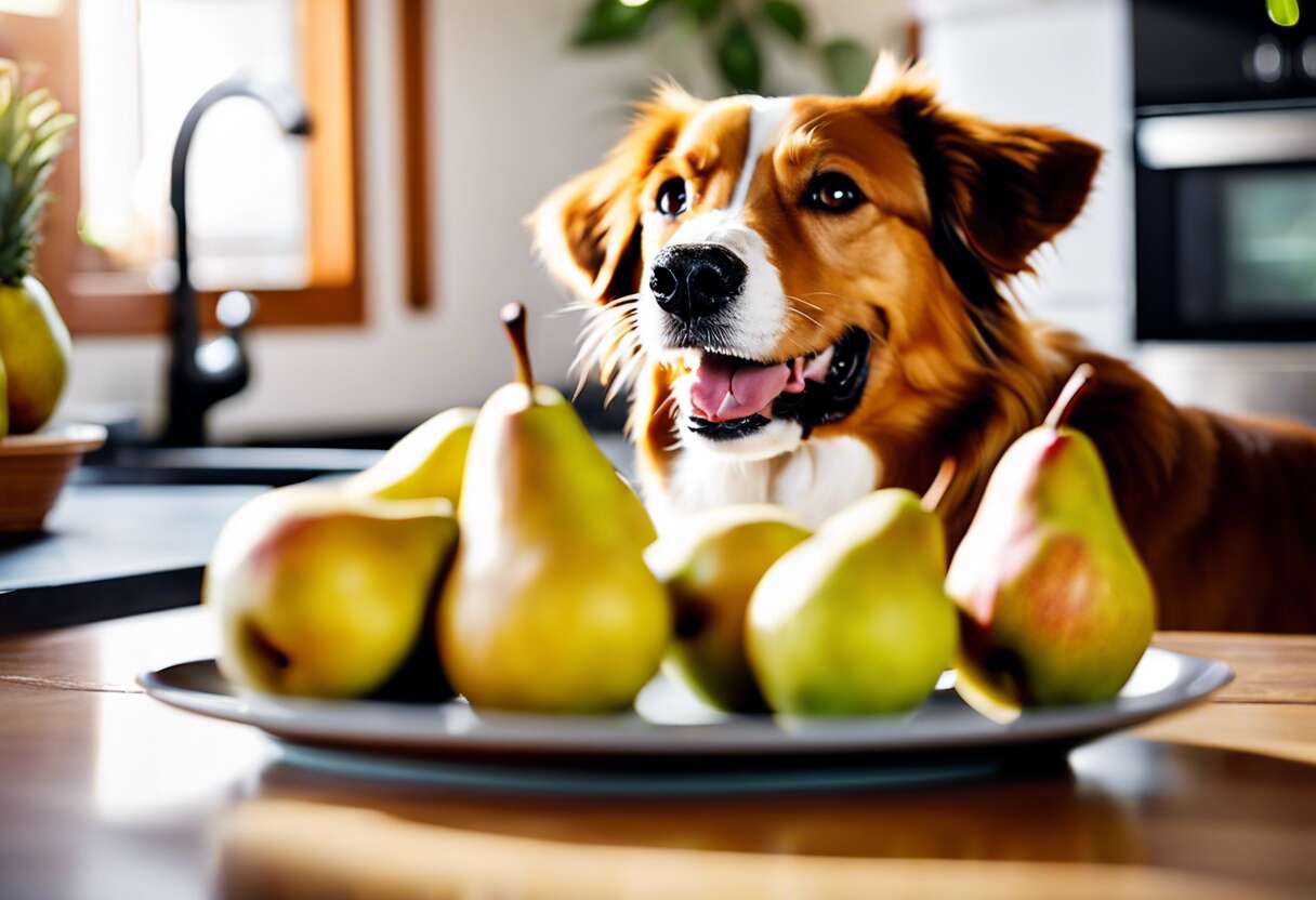 Préparation et présentation : comment proposer la poire à son chien ?