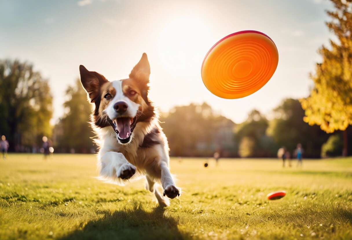 Le frisbee : un jeu de plein air pour développer l'agilité de votre chien