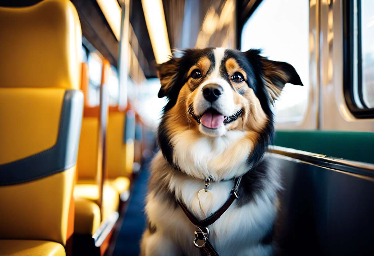Prendre le train avec son animal de compagnie : mode d'emploi