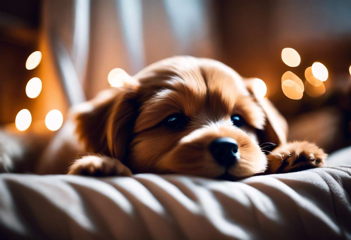 Créer un environnement de sommeil idéal pour le chiot