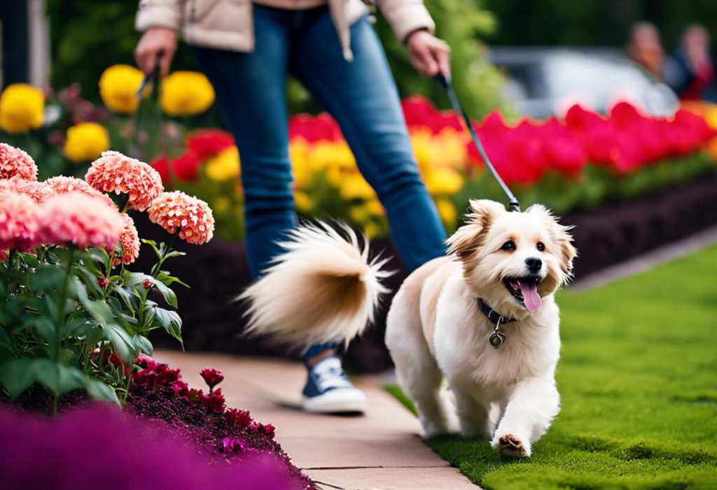 Chien destructeur lors des promenades : comprendre et agir