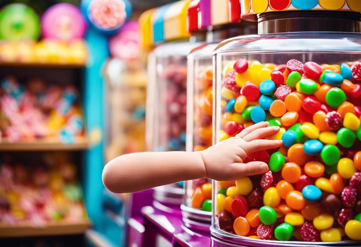 Distributeurs de friandises : allier récompense et amusement
