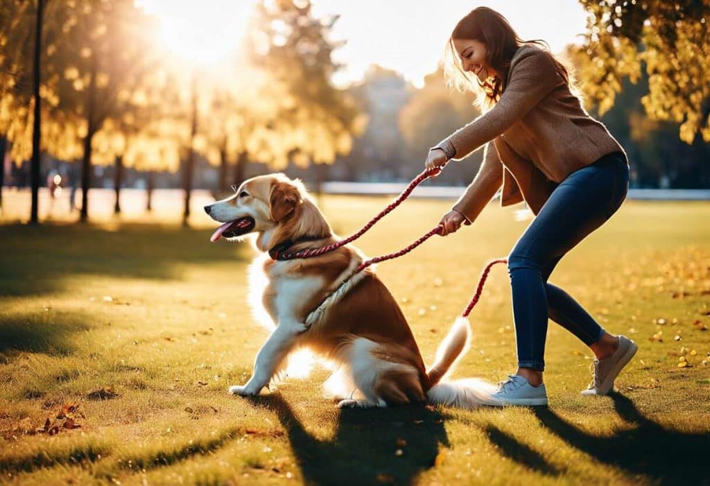Les avantages des jeux de tir à la corde pour renforcer la complicité maître-chien