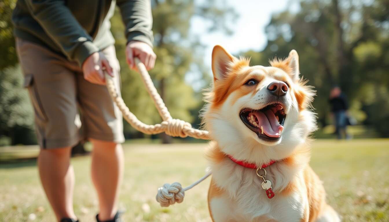 Choisir la bonne corde : sécurité et adaptabilité pour votre chien