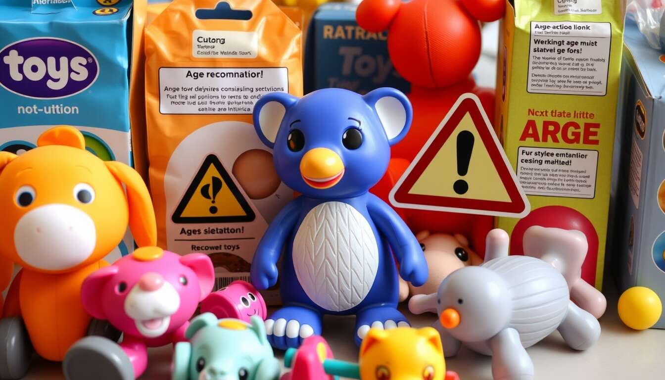 L'importance de l'âge recommandé sur les emballages de jouets