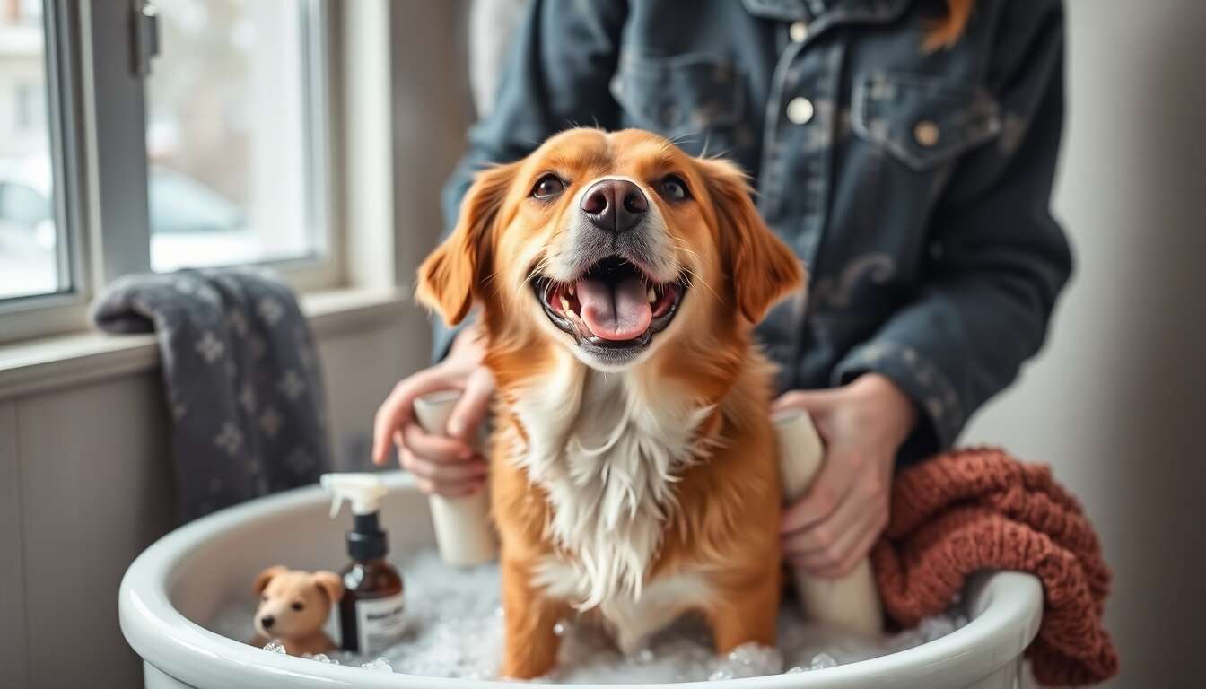 Conseils de toilettage hivernal pour préserver la peau de votre compagnon à quatre pattes