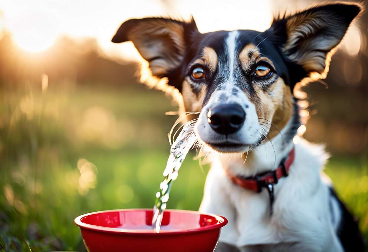 Comment une bonne hydratation aide à la digestion des chiens ?