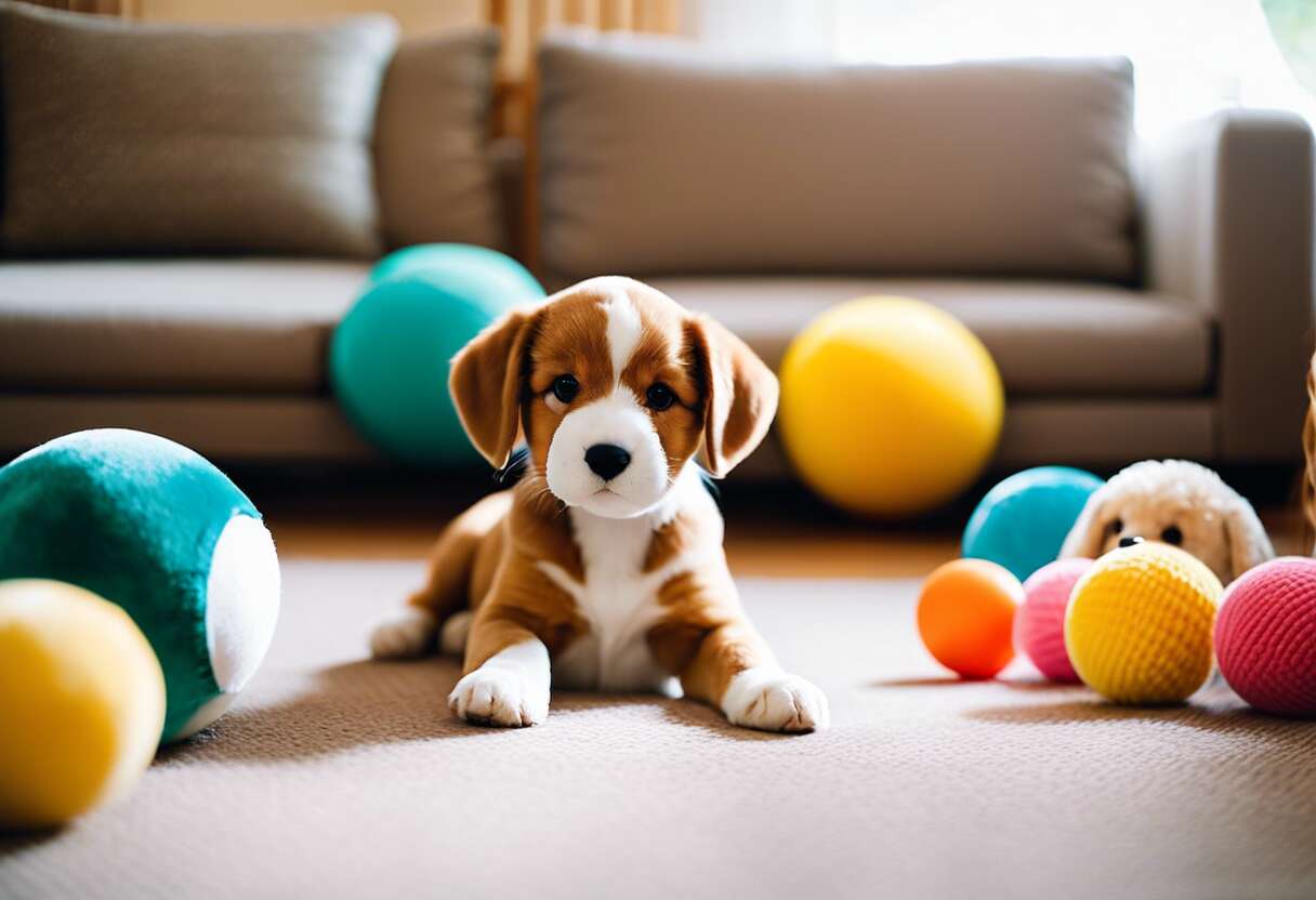 Balles ou peluches ? Quels jouets sécurisés pour votre chiot