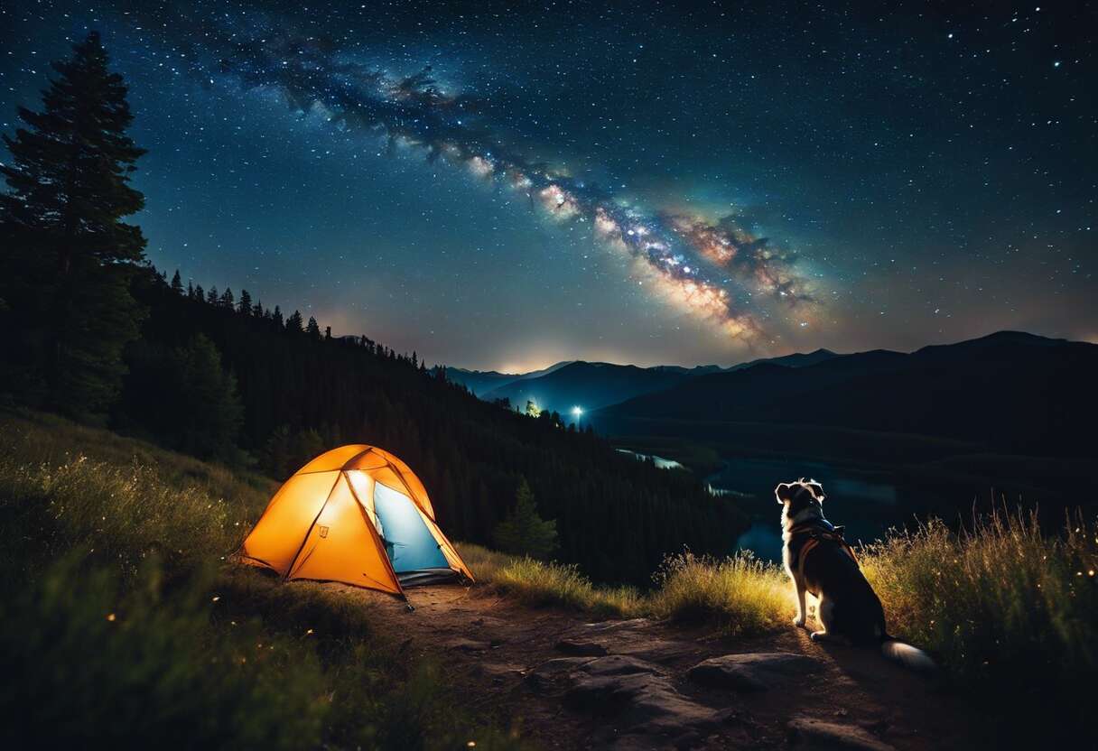 Randonnée et bivouac : passer une nuit sous les étoiles avec votre chien