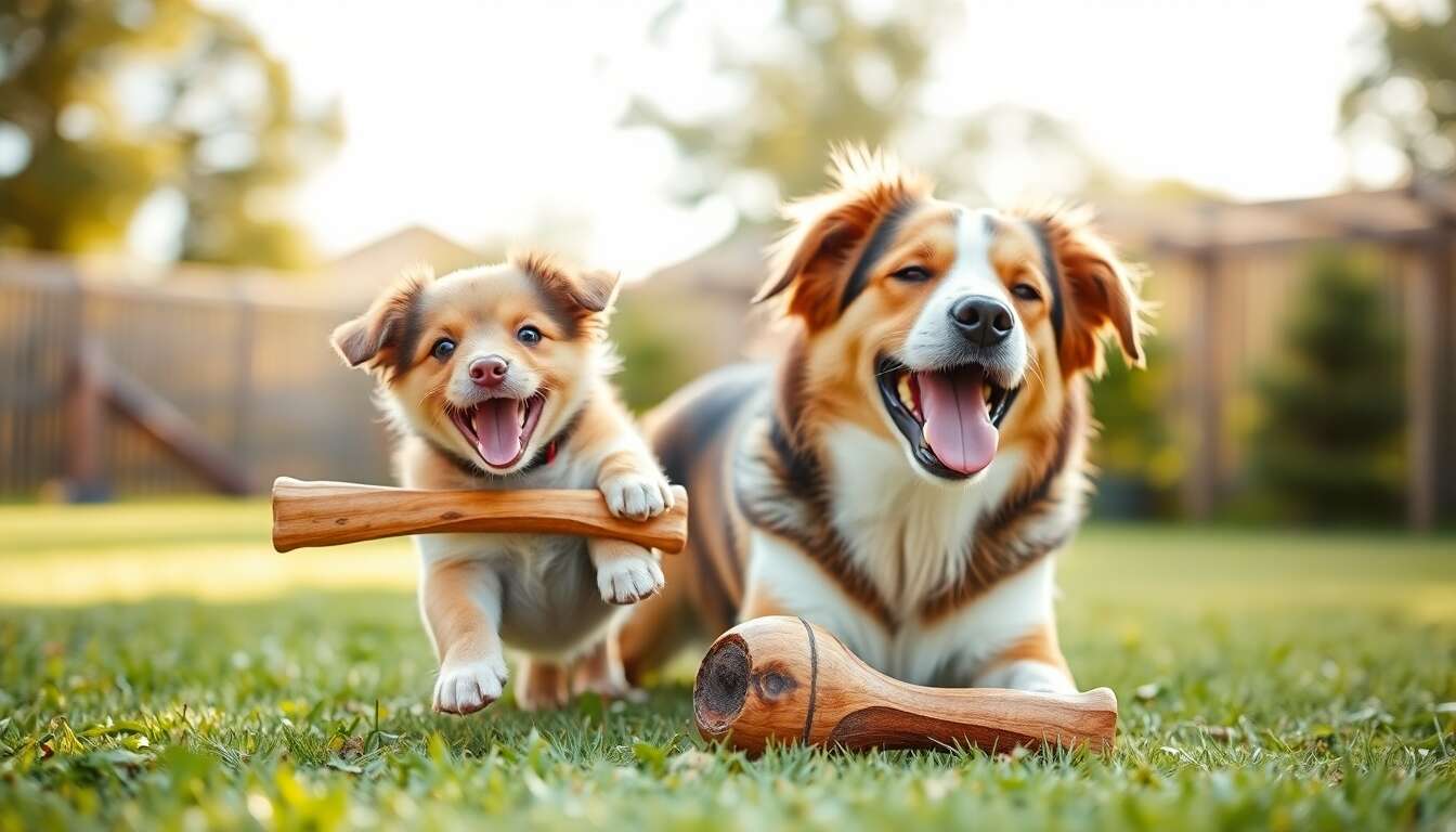 Plaisir naturel : bienfaits des jouets à mâcher biologiques pour chiots et chiens adultes