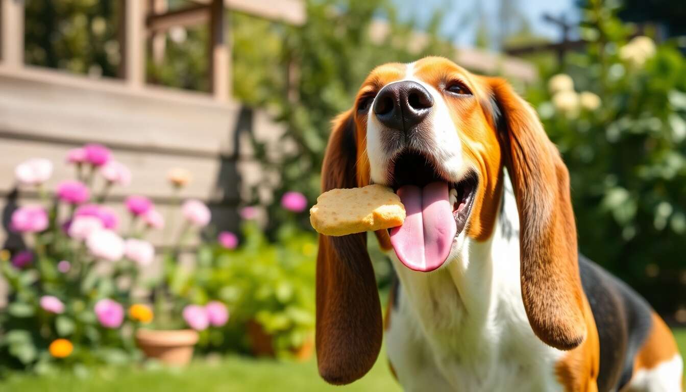 Hound Basset Artésien Normand : entre joie et friandise
