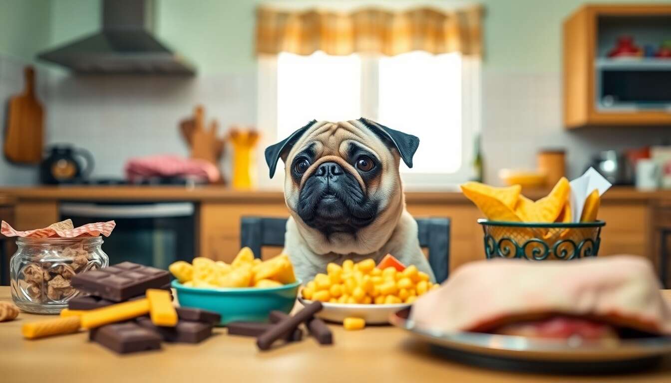 Aliments à éviter : protéger la santé de votre carlin