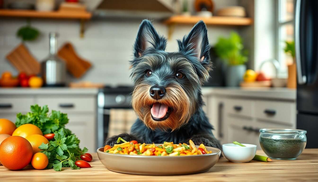Terrier écossais (Scottish Terrier) : nourriture contrôlée et plaisir culinaire réconciliés