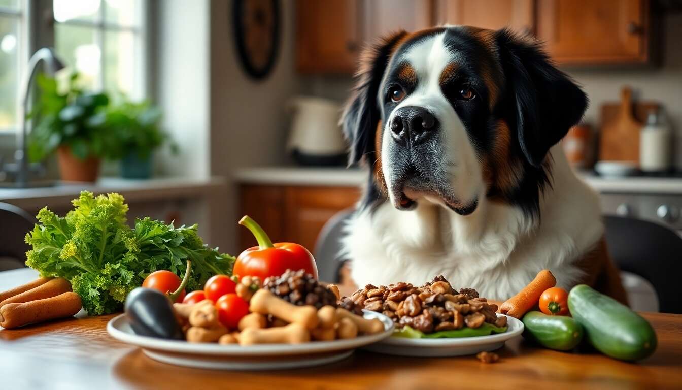 Saint-Bernard : que faut-il inclure dans son assiette ?