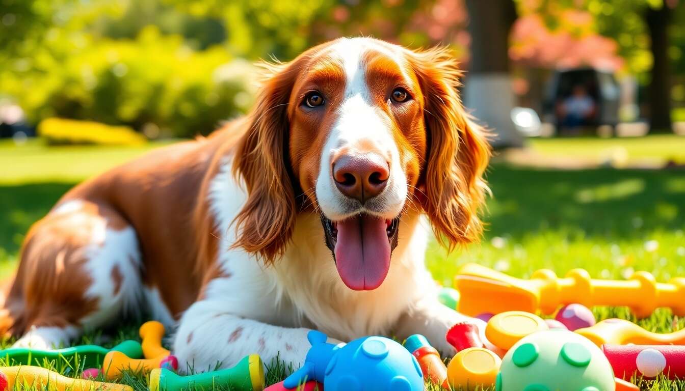 Friandises recommandées pour un Setter Irlandais Rouge et Blanc