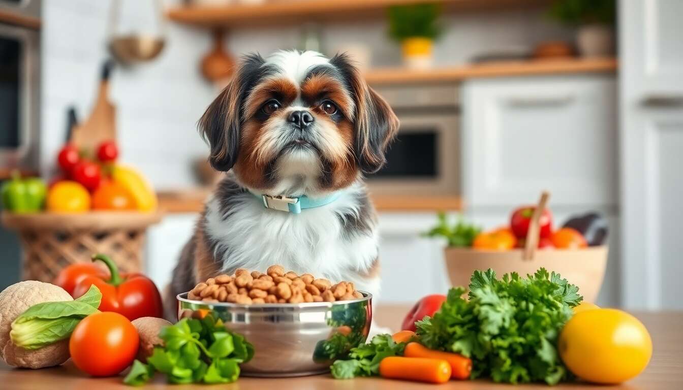 Les croquettes idéales pour votre shi tzu