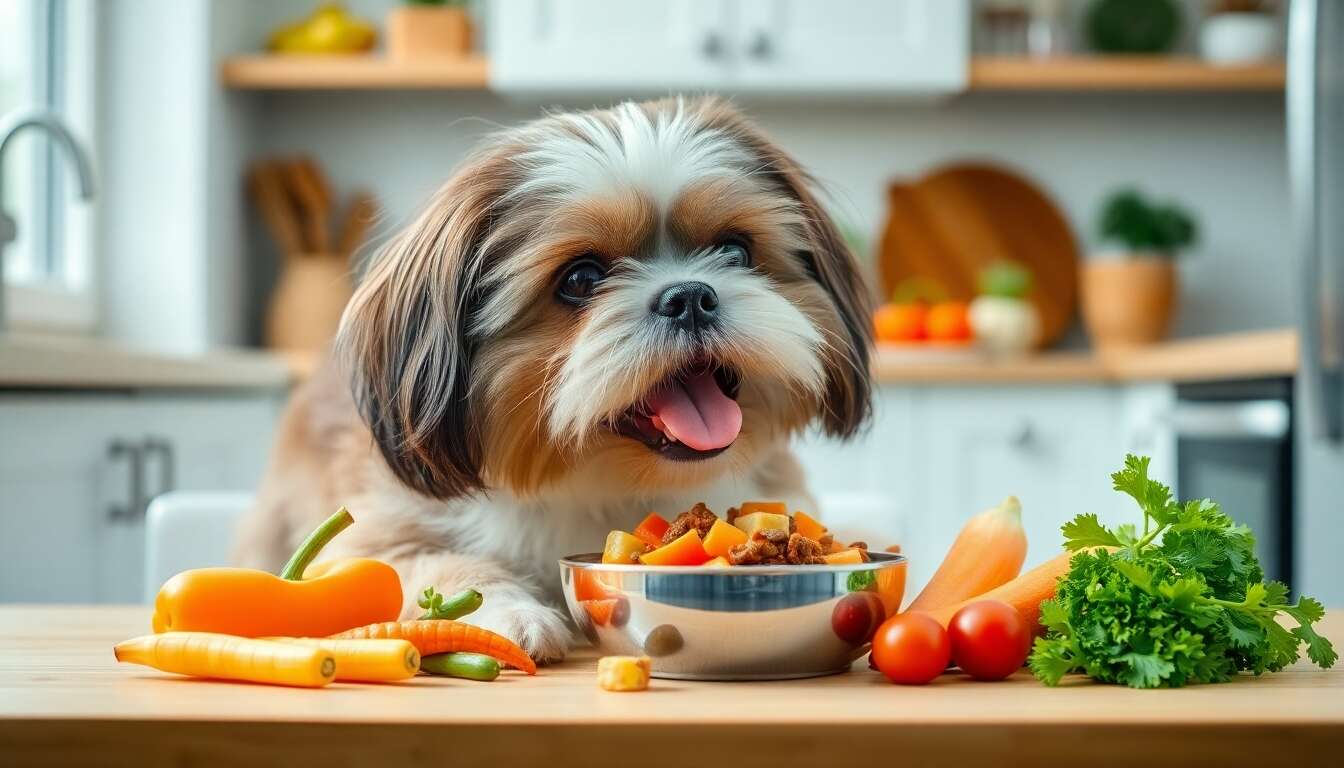 Gérer le poids de votre shi tzu grâce à une alimentation adaptée
