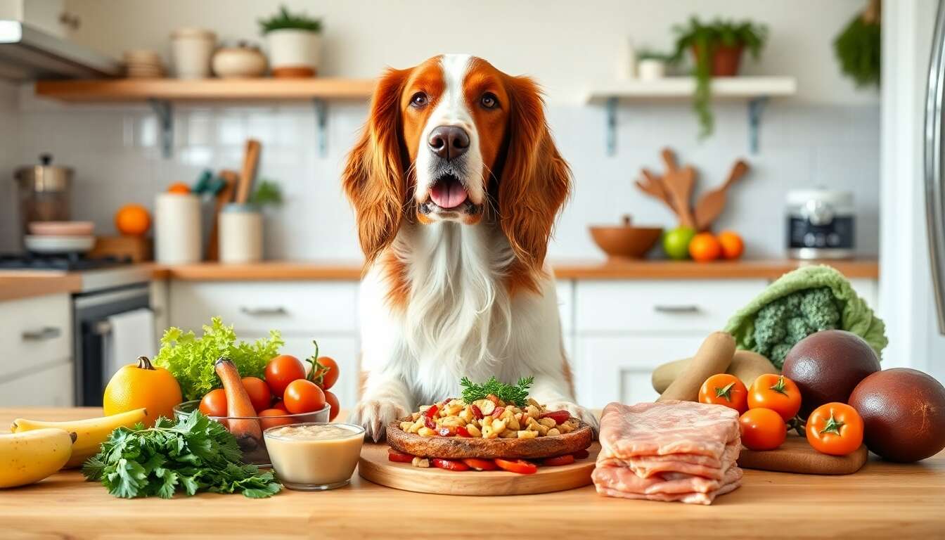 Important de l'alimentation équilibrée pour les setters sportifs