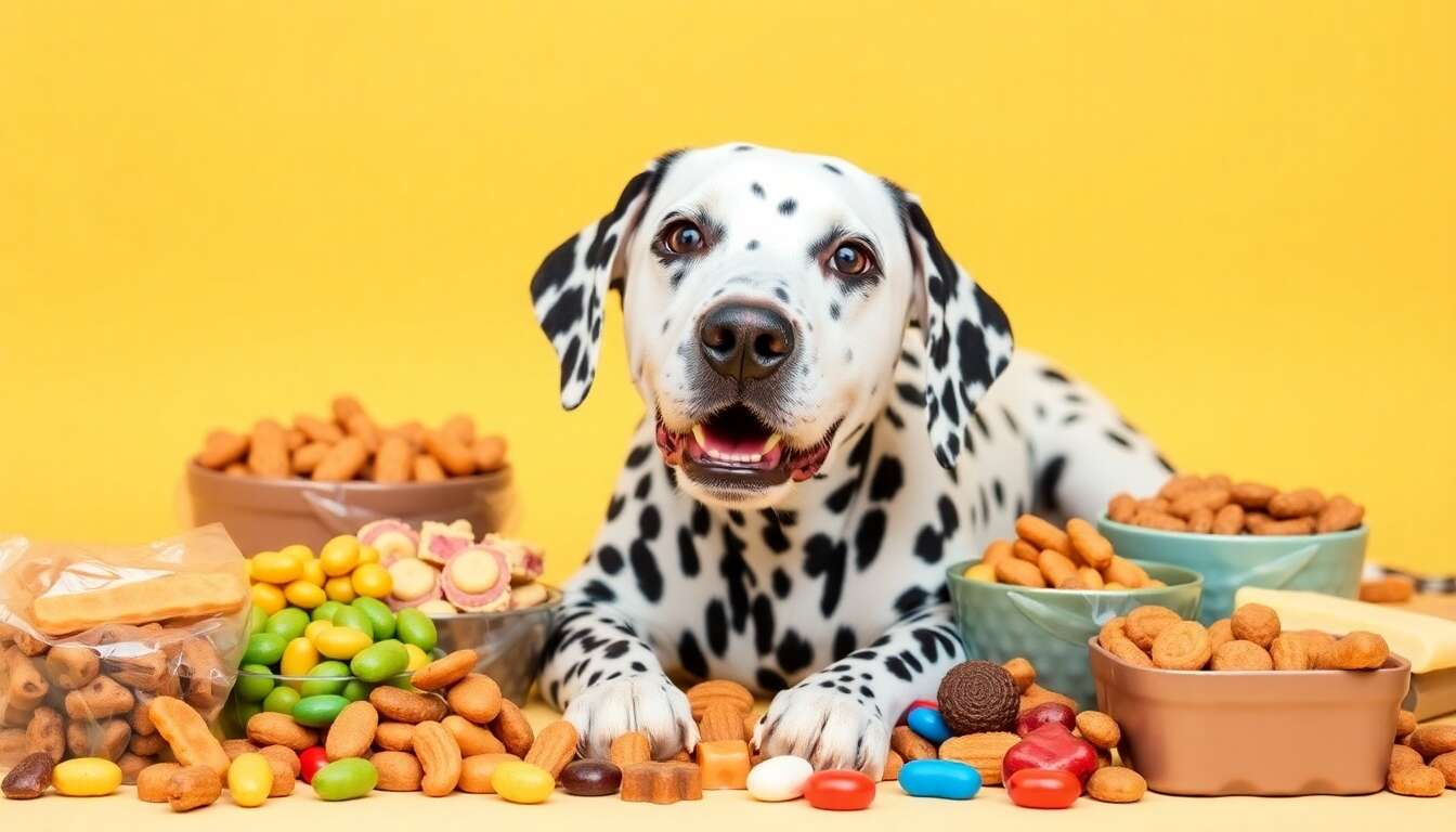 Dalmatien  : point sur les bonbons canins adaptés