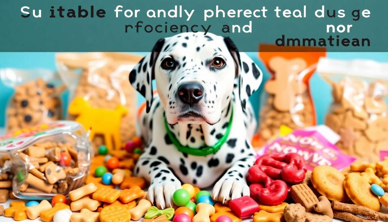 Fréquence et quantité des friandises pour dalmatiens
