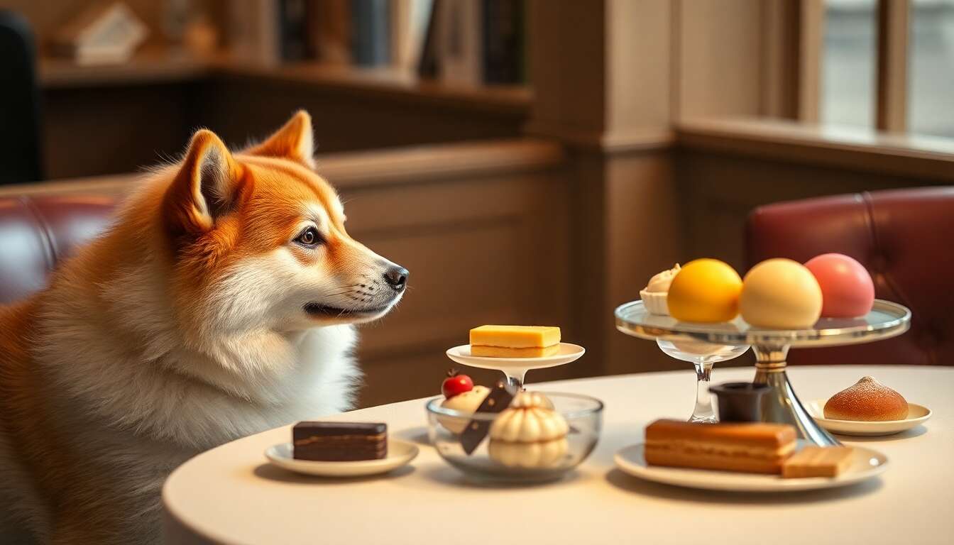 Akita Inu et les douceurs: une histoire d'amour gustative possible?