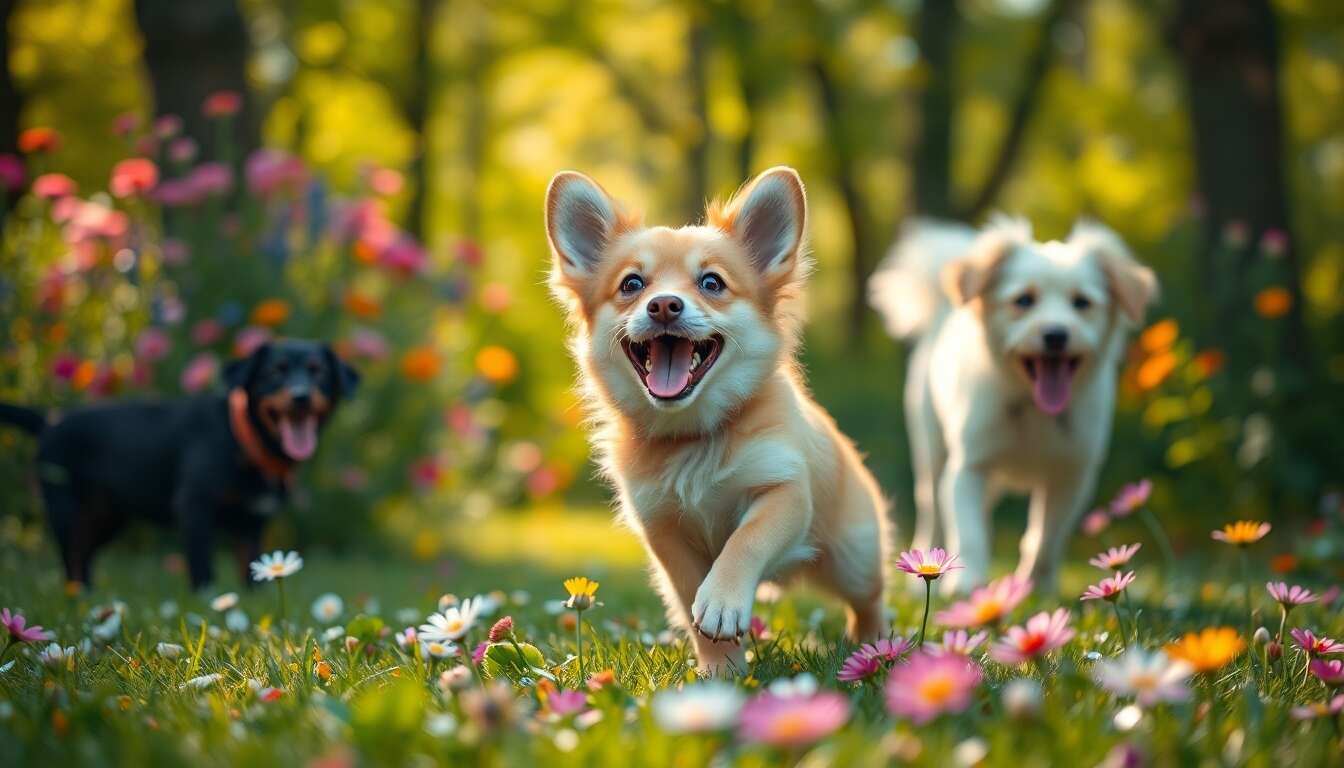 L'importance du jeu pour le bien-être des chiots