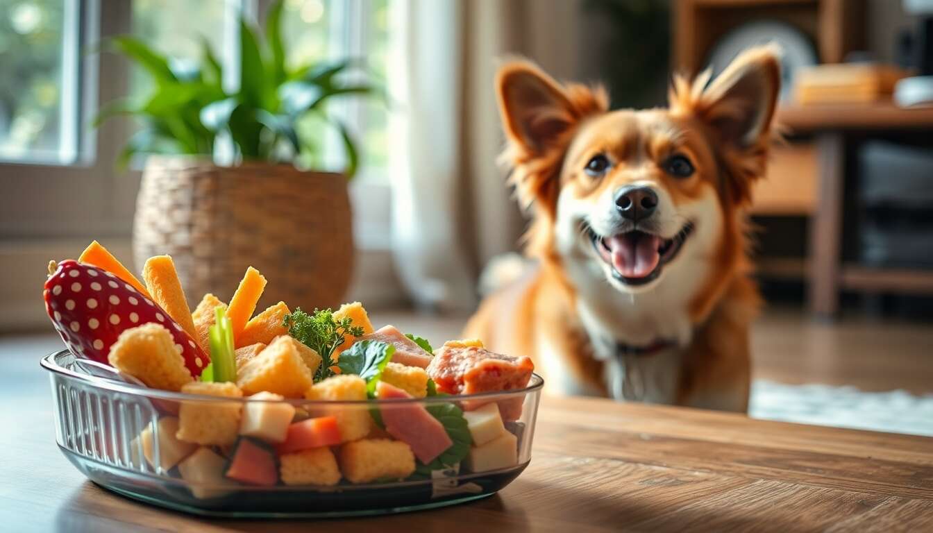 Choisir les types d'aliments adaptés pour chiens