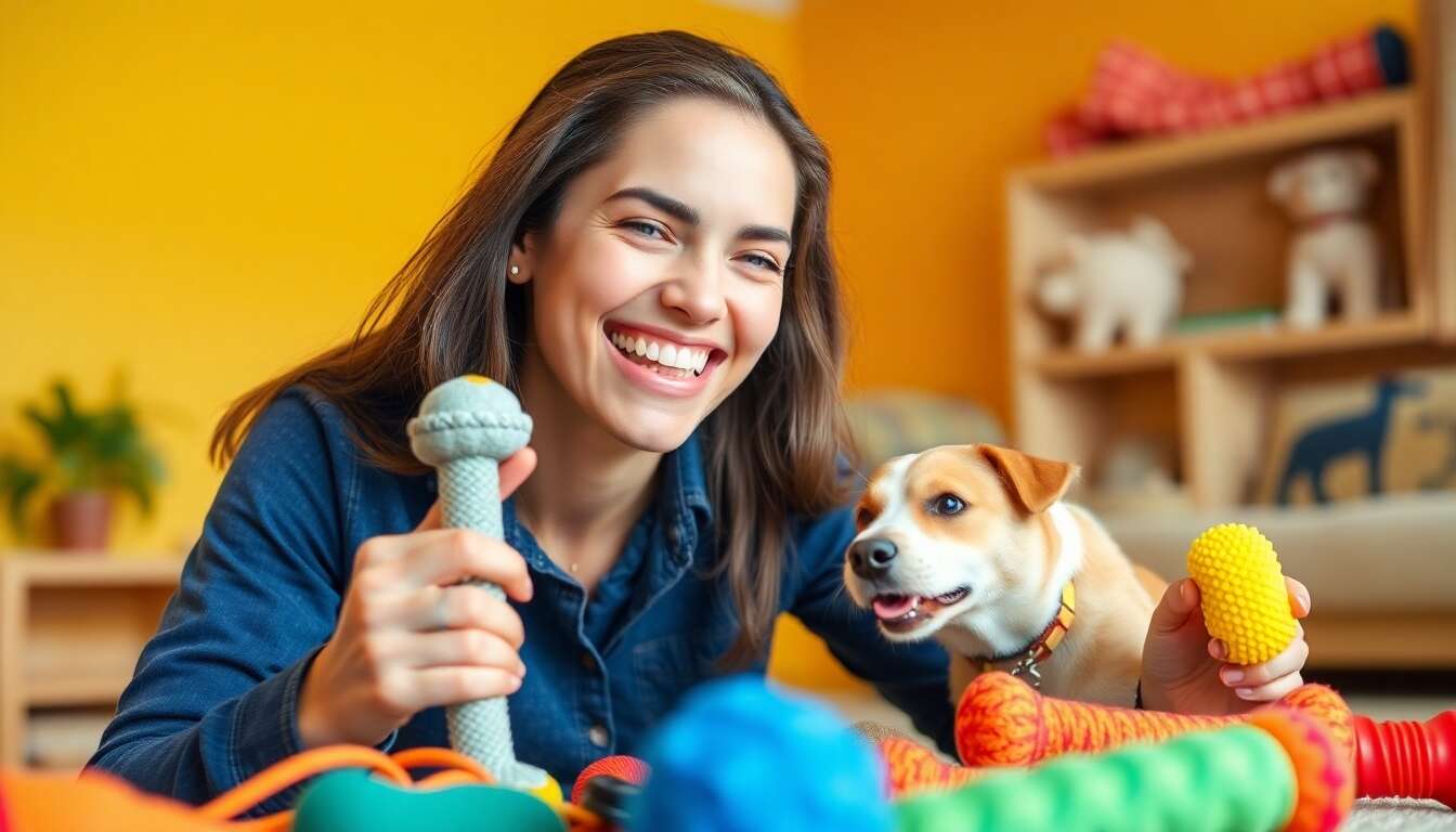 Comparatif 2023 : jouets à mâcher durables pour canins